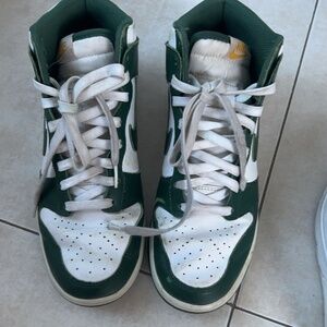 Green Nike Dunks